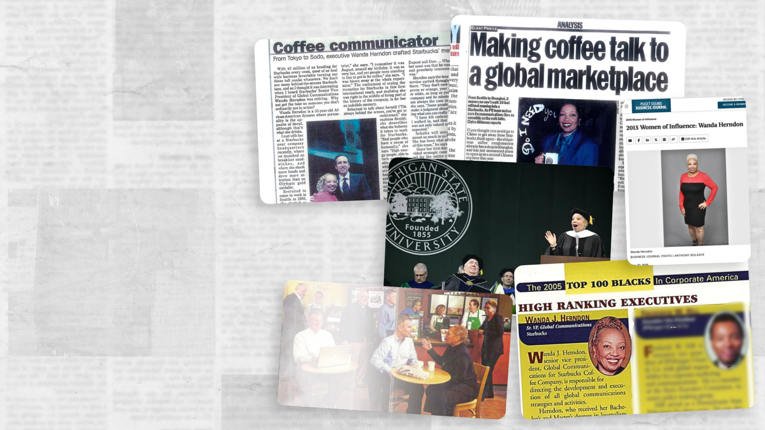 Press coverage collage: TIME, PR Week, Puget Sound Business Journal and more