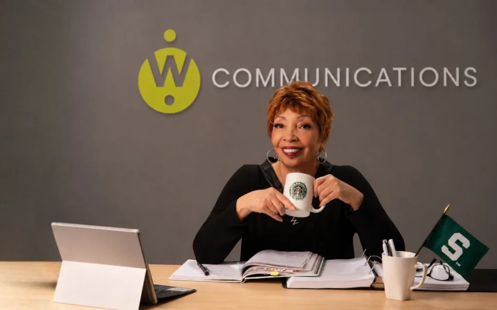 Wanda J. Herndon at the W Communications, LLC studio