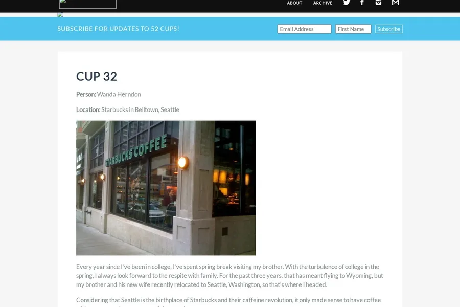 52 Cups of Coffee